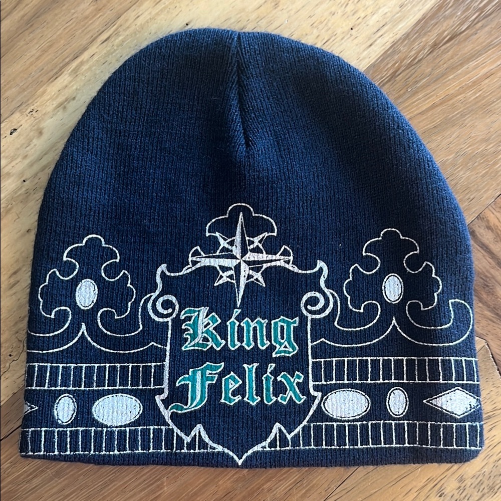 NWOT MLB Blue Knit Beanie